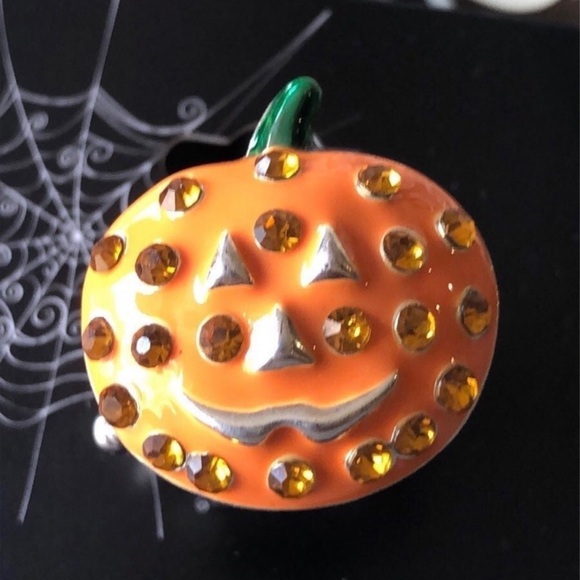 Jewelry - Bejeweled Jack-o-lantern Ring
